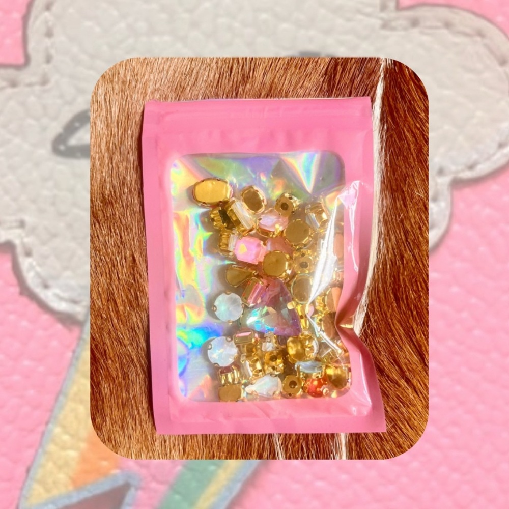 🆕 🎉 50 colorful pastel candy color resin jelly rhinestones DIY activities